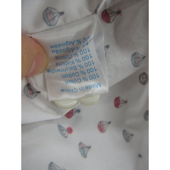 NEW Twillory Shirt XL Untuckable Button Up All Over Balloon Print - Picture 11 of 12